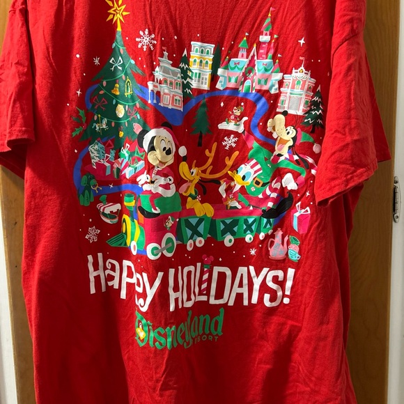 Disneyland Red Holiday Graphic Tee - Picture 2 of 5